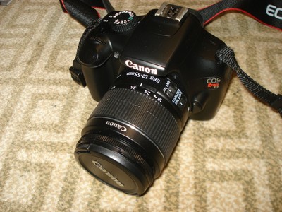 LikeNew Canon EOS T3 1100D Digital SLR Camera Body with 18-55mm IS Lens