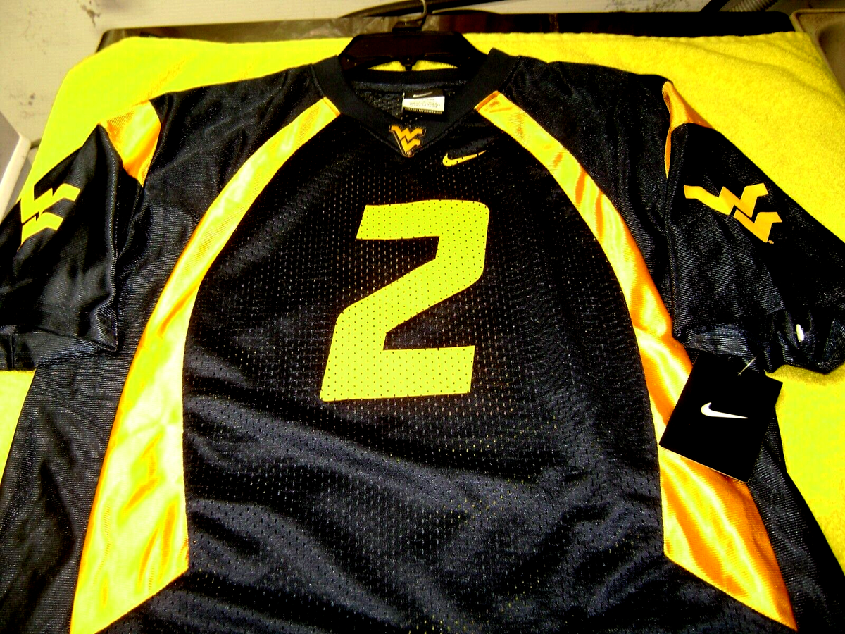 WEST VIRGINIA MOUNTAINEERS Nike FOOTBALL JERSEY BOYS Large or