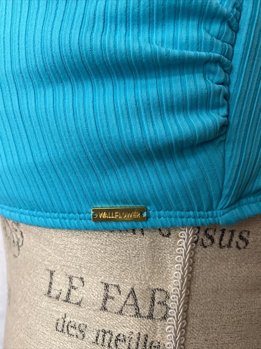 Wallflower NWT Assymetric Bikini/Swimsuit Top Wom XL Sun