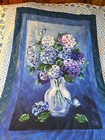 Quilt top: Handmade Quilt Top -Rhapsody In Blue -Variety of Blues/ Purp 48" x64" — photo 6