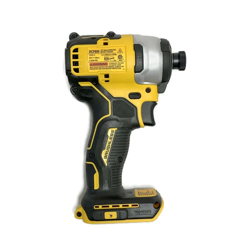 DEWALT DCF809B ATOMIC 20V MAX Brushless Cordless 1 4 in Impact Driver TOOL ONLY