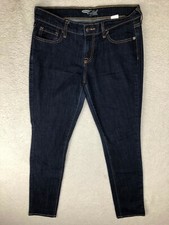 Old Navy The Flirt Skinny Denim Jeans Women's 6 Blue Low Rise Dark Wash