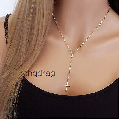 Infinity Lariat Necklace Delight Jewelry Super Mini Simple Cross 
