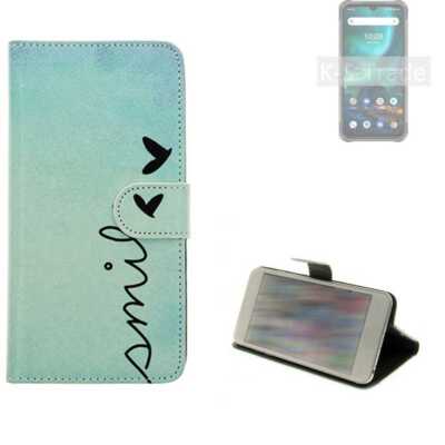 360° Schutz Hülle für UMIDIGI Bison 2021 Wallet Case Design smile