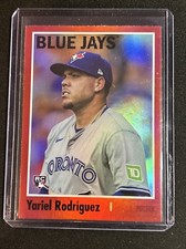 🔥Yariel Rodriguez 2024 Topps Archives #177 Red Foil 09/50 Blue Jays RC