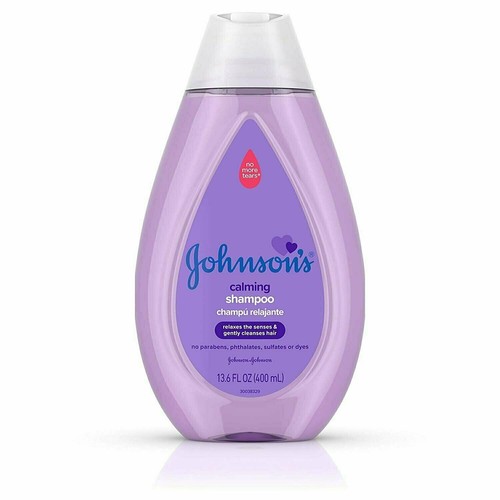 Johnsons Baby Hair Shampoo Calming Hypoallergenic No Parabens 13.6 oz Pack of 2