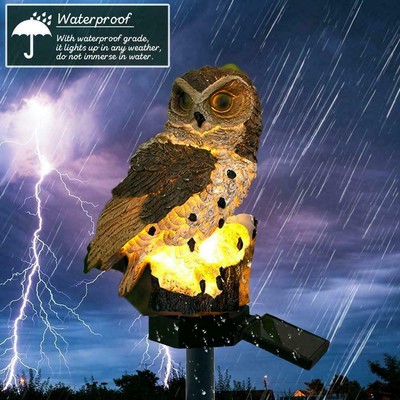 Outdoor Solar Power Garden Lights Owl Decor Lawn Path Yard LED Landscape Light Outdoor Solar Power Garden Lights Owl Decor Lawn Path Yard LED Landscape Light