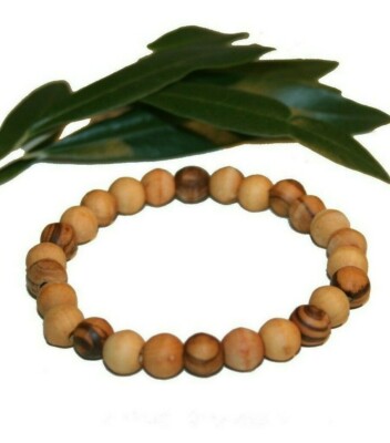 Perlenarmband aus Olivenholz 8082