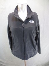 The North Face Size M Womens Black Full Zip Stand Collar Athletic Jacket 799