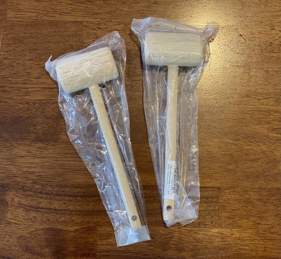 2 mazos ligeros de madera para mariscos Fox Run de 7,3/4" (paquete de 2) Foto 2 de 2