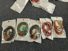 Lot of 79 USB Fast Charging Cable 8-Pin Cord USA For Apple iPad iPhone iPod