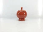 INDIVIDUAL COVERED SUGAR BOWL paprika hlc FIESTA WARE NEW