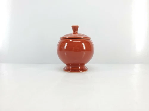 INDIVIDUAL COVERED SUGAR BOWL paprika hlc FIESTA WARE NEW