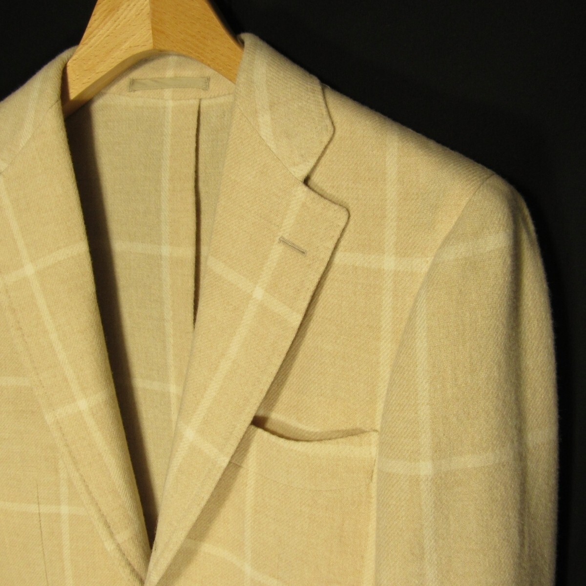 RING JACKET Check Tailored Jacket Size 46 Fall Winter Wool RING JACKET Check Tailored Jacket Size 46 Fall Winter Wool