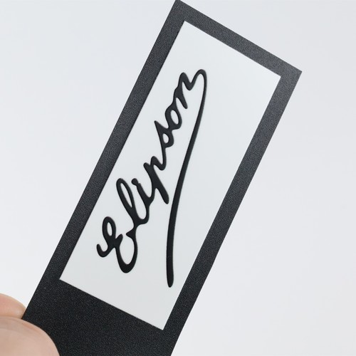Etiqueta engomada con logotipo Elipson hágalo usted mismo impermeable 75 mm (2,95") X 31 mm (1,22") - Imagen 10 de 16