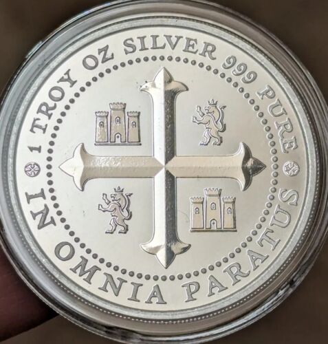 Scottsdale Mint/ Omnia Paratus Type 2 Coin .999 Fine Silver/Straight From Tube🦁 - Picture 2 of 7