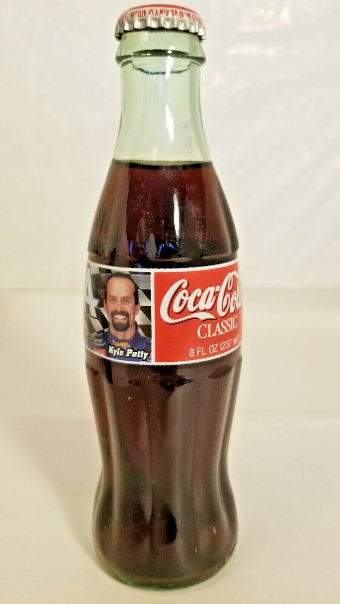 Kyle Petty カイルパティ Coca-Cola コカコーラ プリント 1996 Coca-cola Commemorative Bottles, NASCAR Racing #44 Kyle