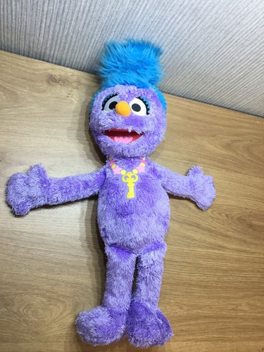 Sesame Street Abby Cadabby Plush Soft Toy Large 24” Purple Teddy Retro TV Rare - Picture 3 of 8