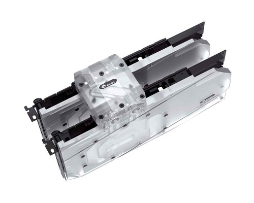 Bykski B-L6-2WAY-X-V4 Dual GPU 60mm SLI/CF Connection Bridge Version 4 - Frosted - Afbeelding 2 van 9