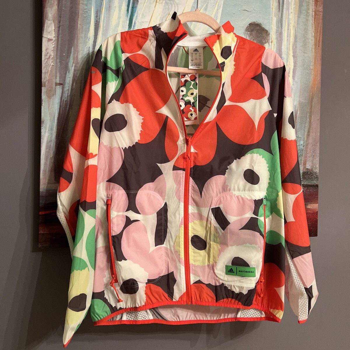 Adidas x Marimekko Sz S Run Jacket Poppy Flowers Sold Out