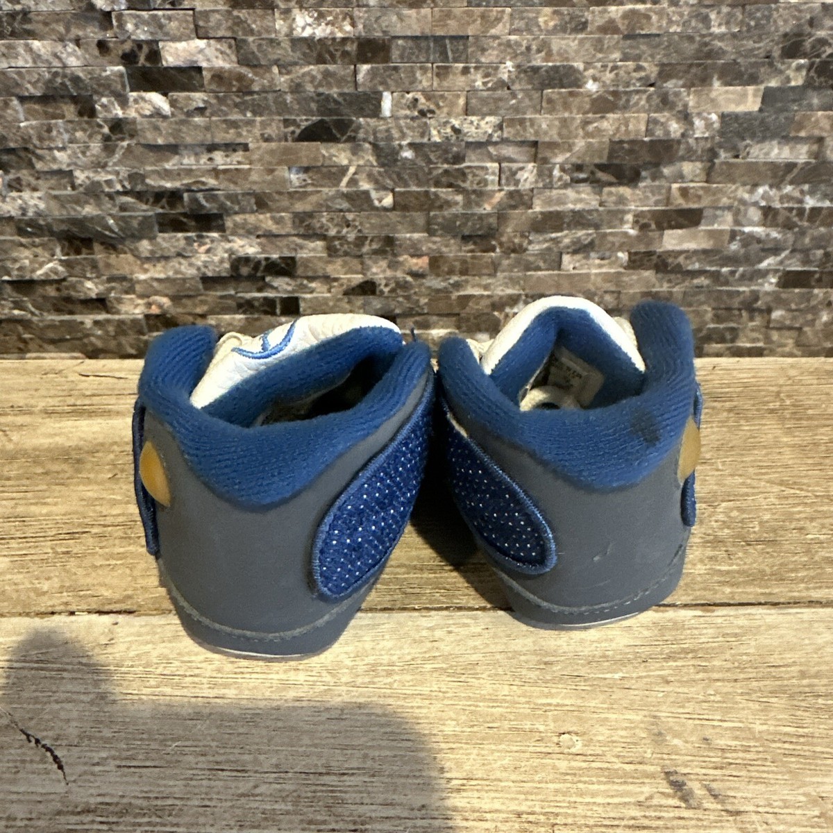 Vintage Nike Air Jordan 13 Retro Blue Flint Gray 2C Baby Shoe
