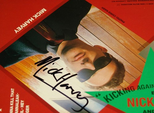 NICK CAVE BAD SEEDS ~ KICKING AGAINST ~ FULLY SIGNED UK MUTE 1ST PRESS LP 1986 - Picture 7 of 12
