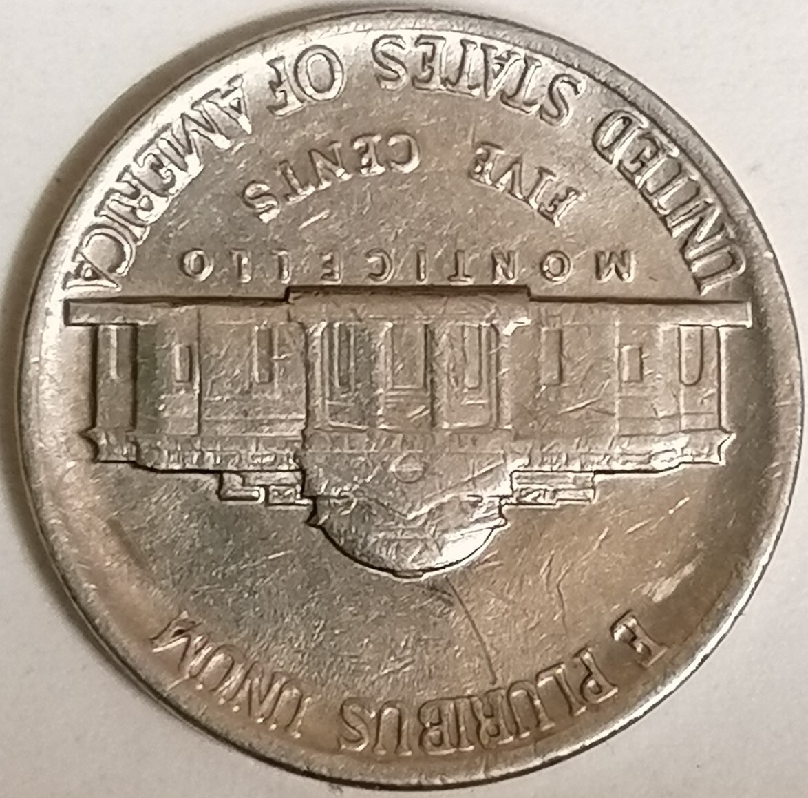 Five Cents Jefferson 1985 P USA Fehlprägung Error Coin Stempeldrehung um 180° eBay