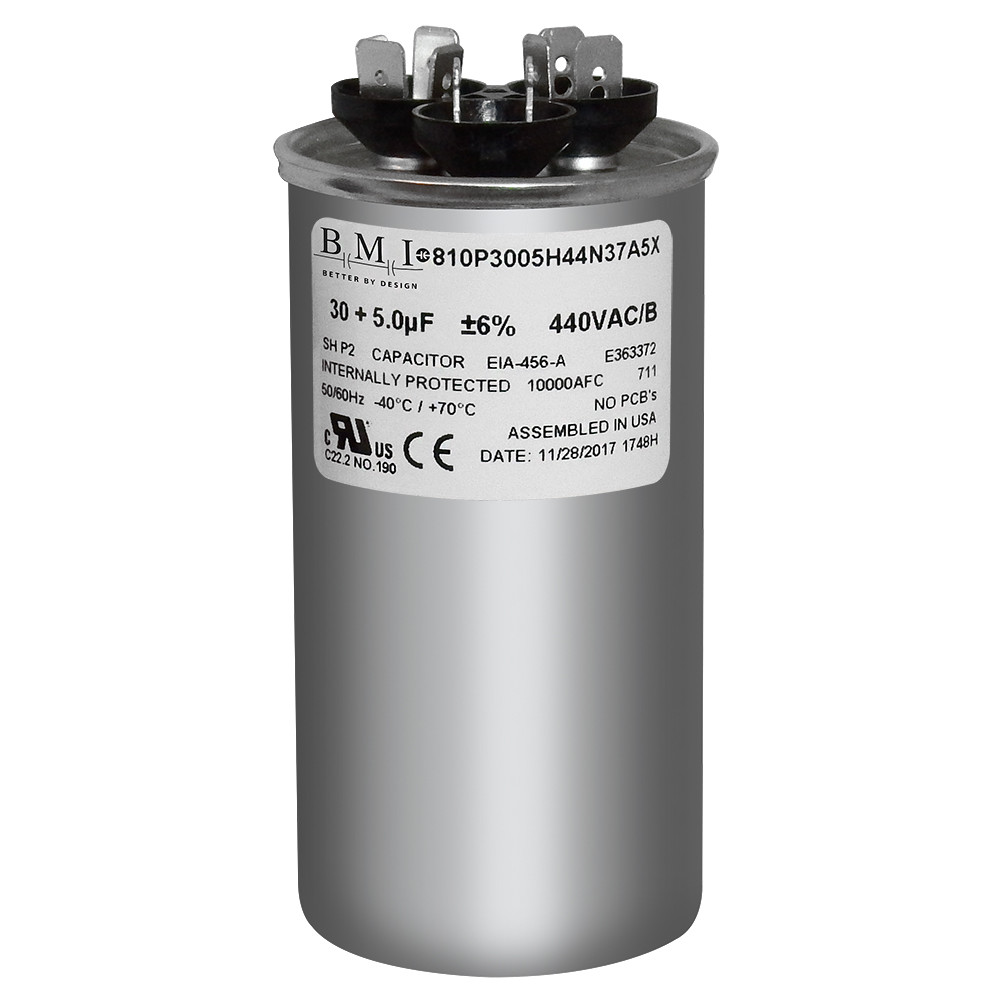 USA 30/5 uf 370 volt 440 VAC Capacitor replaces GE Z97F9833