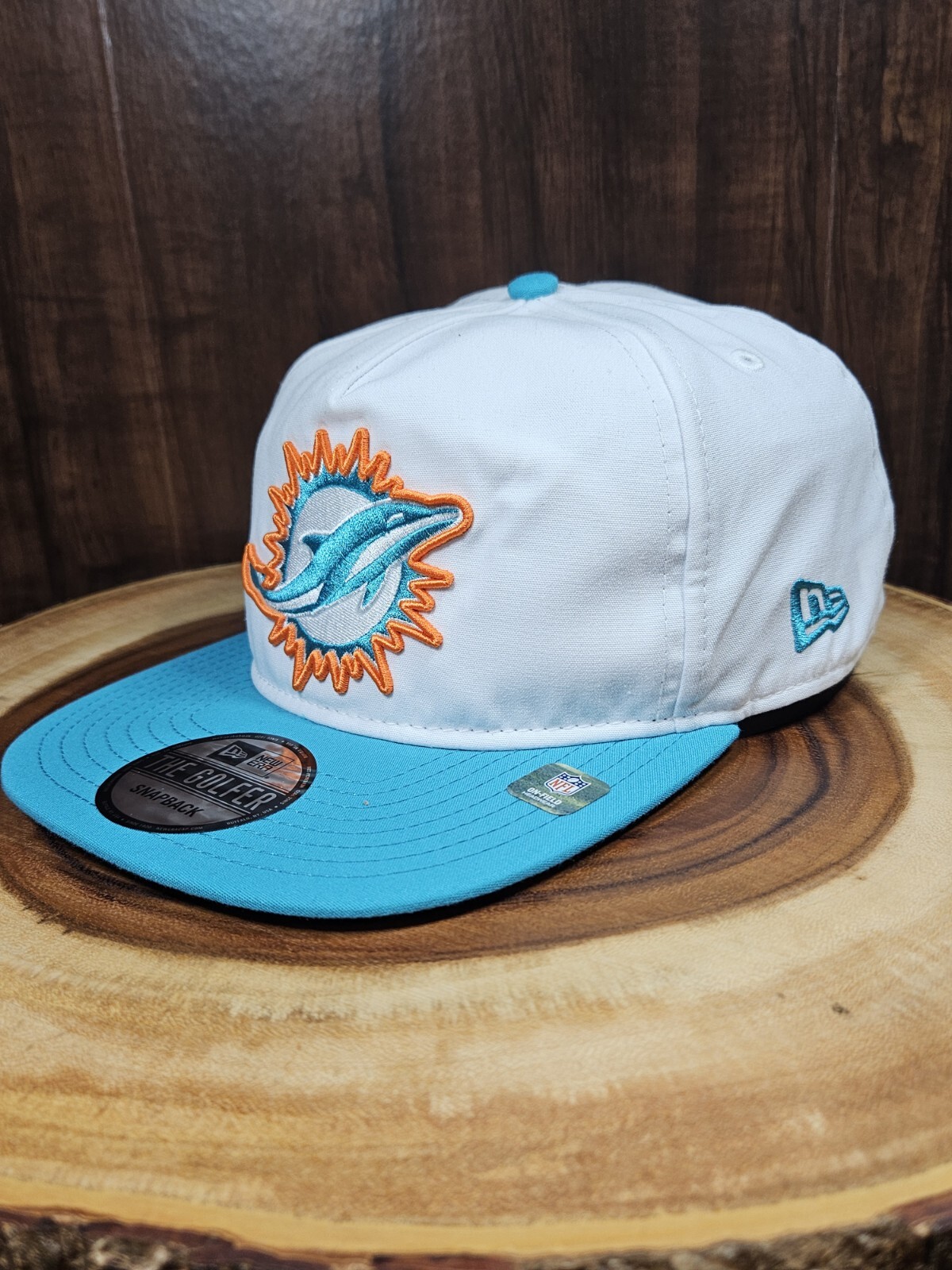 Miami Dolphins NFL The Golfer Rope Snapback Adjustable Cap by New Era