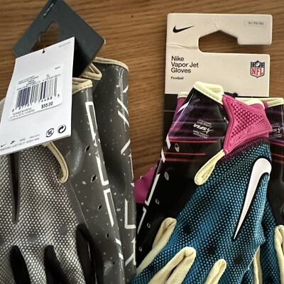 2-2024-NIKE VAPOR JET 7.0 ENERGY ADULT RECEIVER FOOTBALL GLOVES, N.100.9080.707