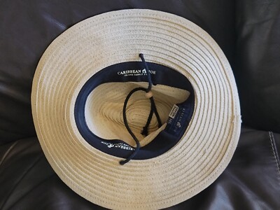 CARIBBEAN JOE Striped Beach Sun Hat UPF 50+ Size M/L | eBay display picture 1