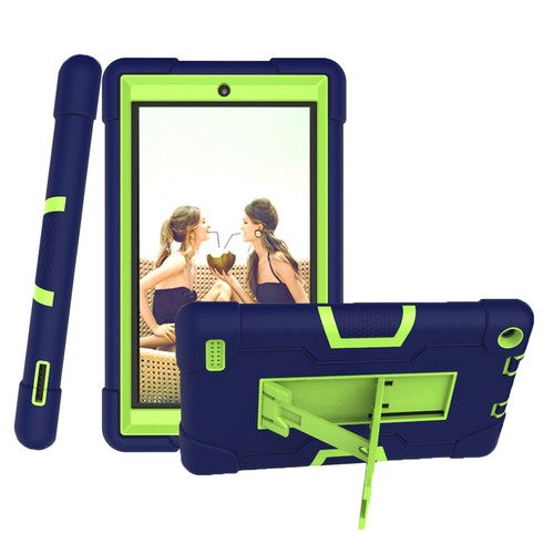 Fire 7 Tablet Case Amazon All-New Kindle Fire 7 2022 Anti-Impact Kickstand Case - Picture 8 of 78
