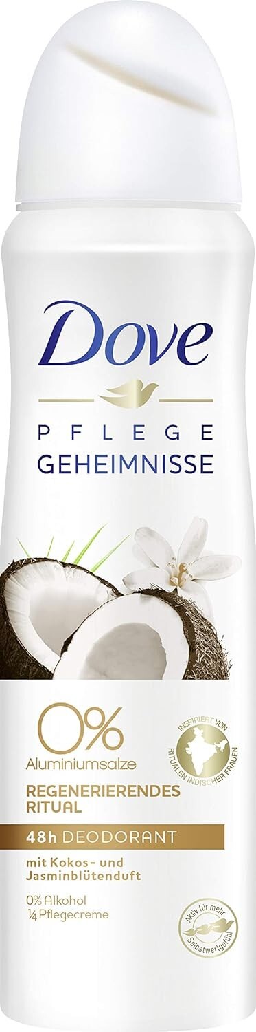 1x Dove Deo Spray Deodorant Kokos-Jasminblütenduft 48h Frische 150ml
