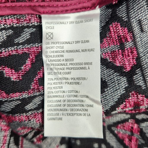 NWT Susan Graver Artisan Size 20W Southwest Tapestry Jacket Embellished Boho - Picture 7 of 8