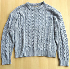 PULL&BEAR Herren Strickpullover Zopfmuster Ru...