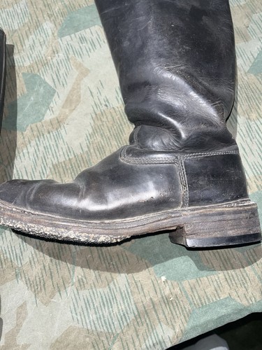 Size 8.5 WW2 German Original Uniform Combat Jack Boots Marching Boots - Picture 6 of 19