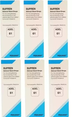   Pack of 6 X ADEL 61 Drops 20ml   Homeopathic Remedy for Respiratory...