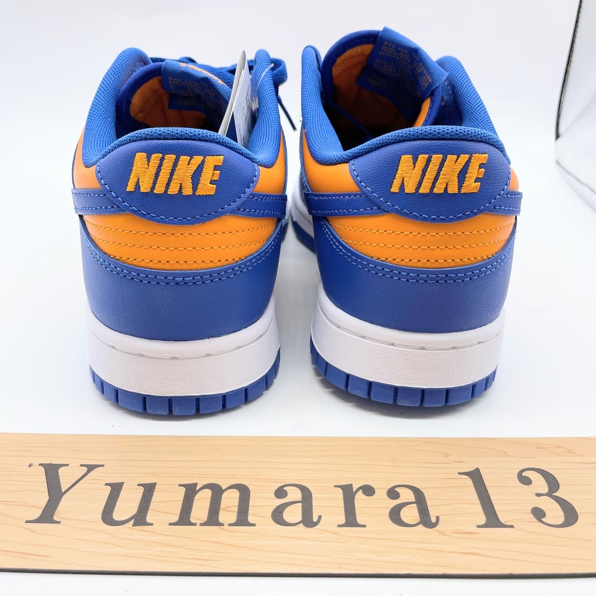 Sz 10 Knicks Nike Dunk Low Retro sneakers in blue and orange DV0833-800. Nike Dunk Low Retro Knicks Mens Sz11.5 DV0833-800 main image 3