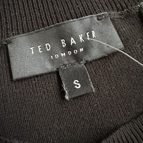 TED BAKER Hazlie Black Embellished Sweater Size Small - NWOT $260 - Picture 9 of 11