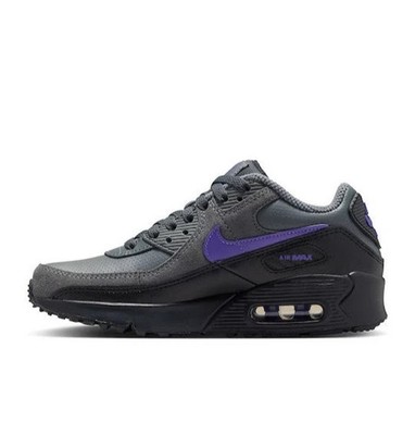 Nike Air Max 90 SE ''Iron Grey/Wild Grape-Black'' (GS) Sneaker | IF2623 004