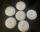 6 Corelle CALLAWAY IVY BREAD DESSERT PLATES White Swirl GREEN LEAVES 7 1/4"LUNCH — photo 4