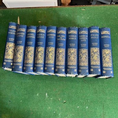 10 Works of George Eliot - Pub: William Blackwood - c1900 - Hardbacks