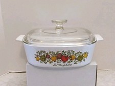 Vintage CorningWare  La Marjolaine  2 Qt Cass...