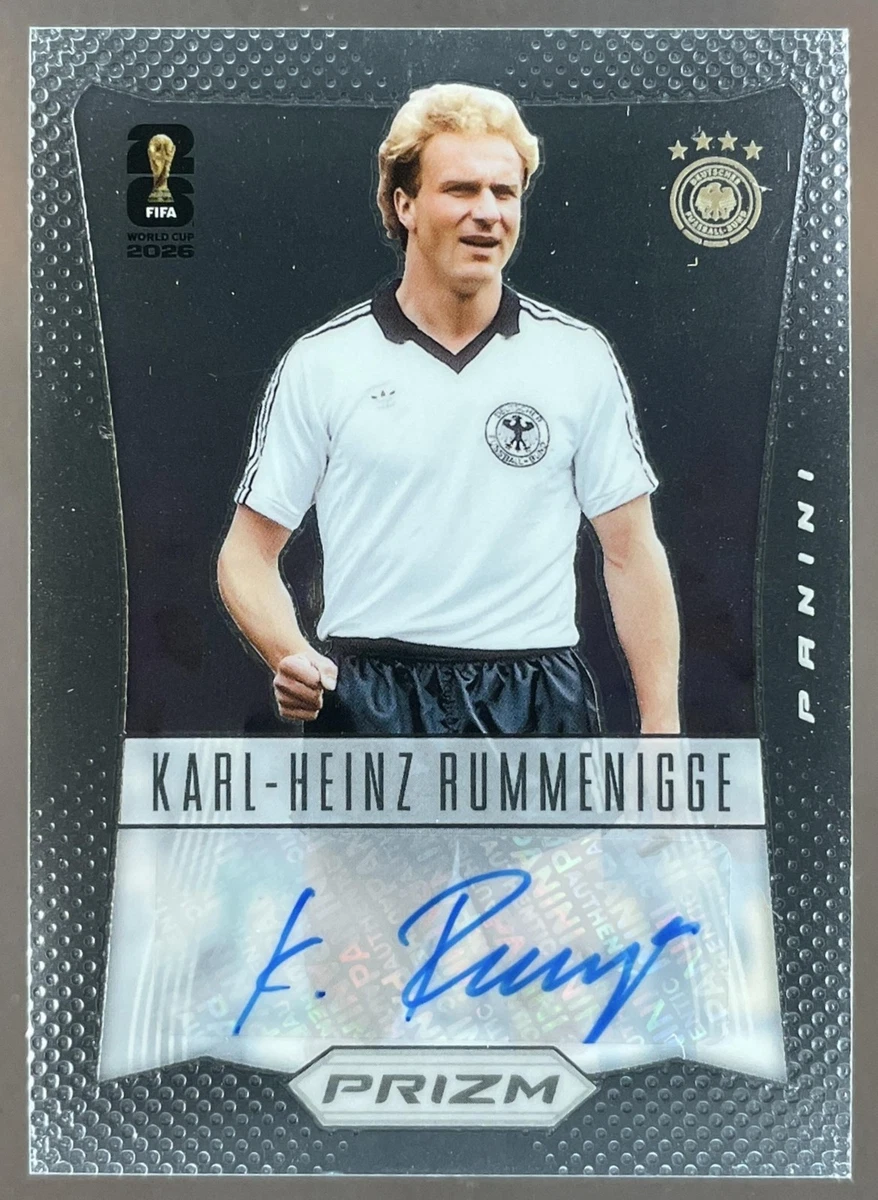 Karl-Heinz Rummenigge Autographed Soccer Sports Trading Cards
