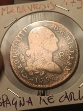 Spagna Moneta 8 maravedí 1798 Re Carlo IV  