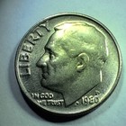 1980-P Roosevelt Dime 10C Philadelphia Business Strike Copper KM#195 — photo 4
