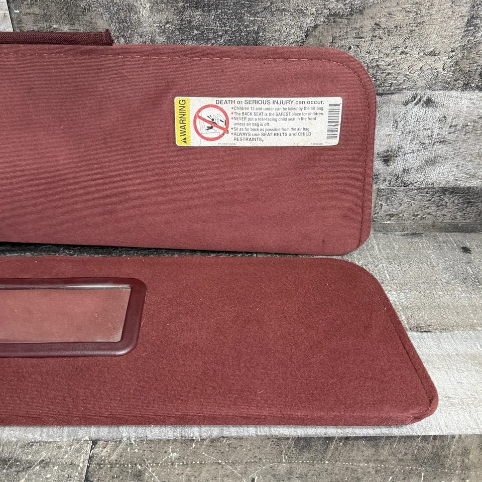 Juego de parasol conductor y pasajero 88-98 Chevrolet GMC Silverado Sierra C/K 1500 Foto 3 de 4