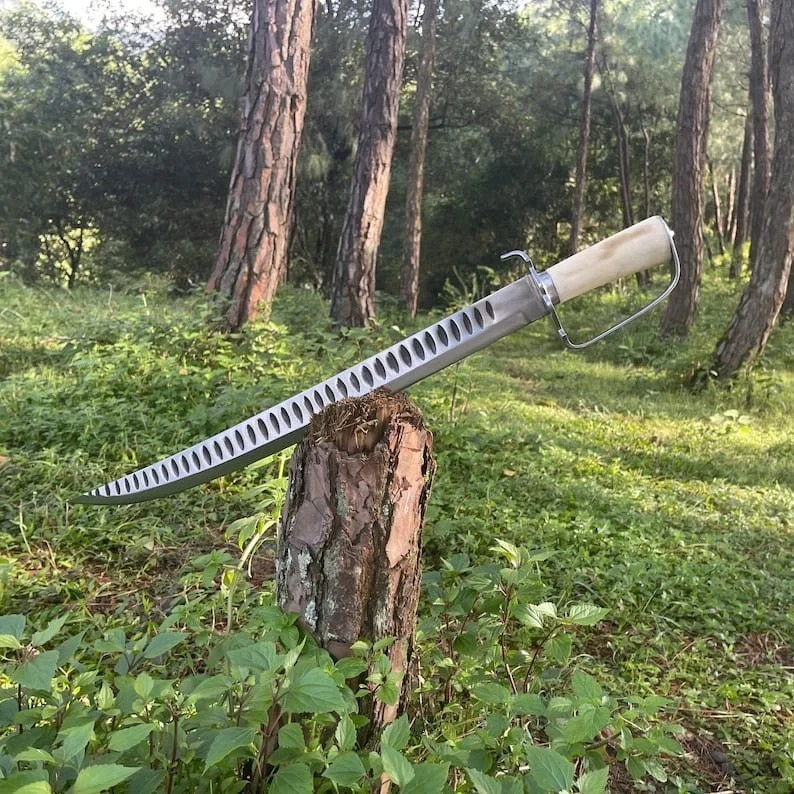 Custom Carbon Steel Machete Sword Hunting Camping