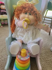 Vintage Cabbage Patch Kid Reroot  Hm6 1985 Be...