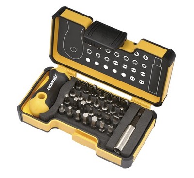 Felo 30 Bits Bit Set 30 Piece Set with Ergonic-Stubby, 020 730 06